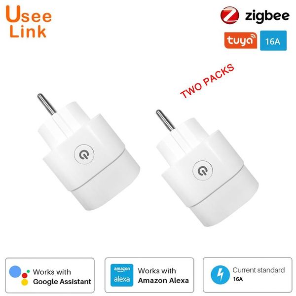 smart power plugs useelink zigbee eu plug wall socket 16a anti-surge remote control work with alexa google required tuya gateway white 2 pcs
smart power plugs useelink zigbee eu plug wall socket 16a anti-surge remote control work with alexa google required tuya gateway white 2 pcs