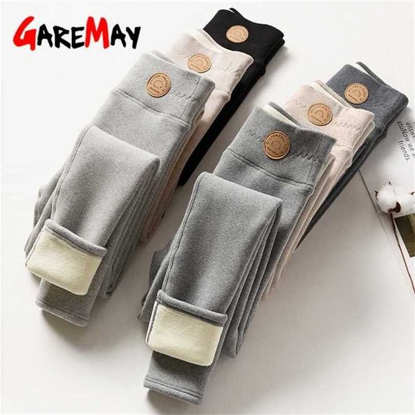 women's warm leggings soft with fleece thermal pants gray high waist skinny thick velvet winter for women 211218, Black
women's warm leggings soft with fleece thermal pants gray high waist skinny thick velvet winter for women 211218, Black