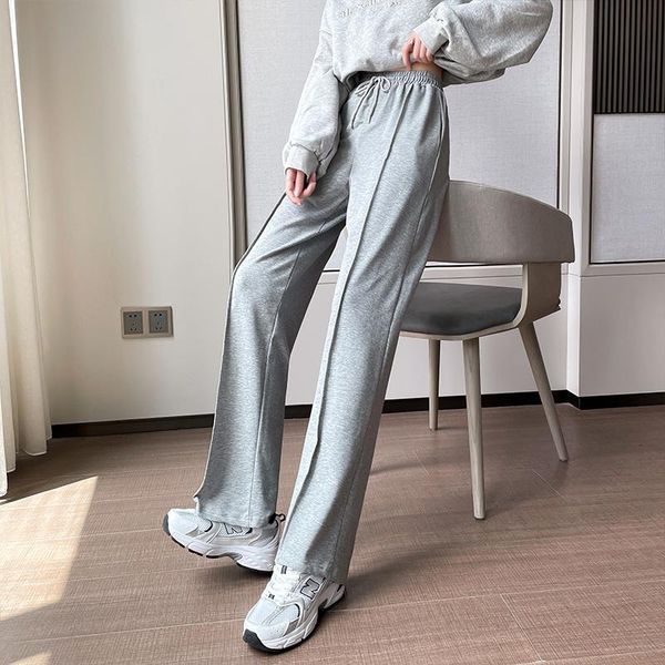 women's pants & capris gray sports female 2021 spring and autumn high-waist mopping slimming loose straight wide leg casual sweatpants, Black;white
women's pants & capris gray sports female 2021 spring and autumn high-waist mopping slimming loose straight wide leg casual sweatpants, Black;white