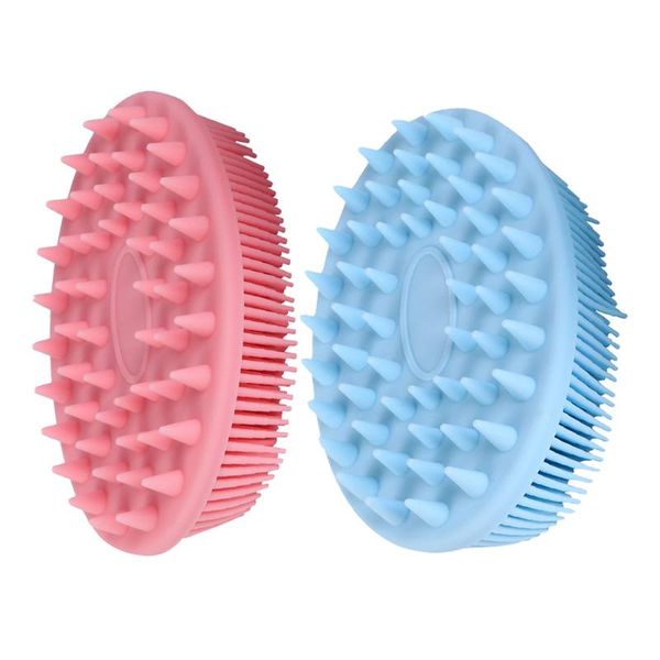 hair brushes 1 set 2pcs silicone head scalp massagers infant double side bath, Silver
hair brushes 1 set 2pcs silicone head scalp massagers infant double side bath, Silver