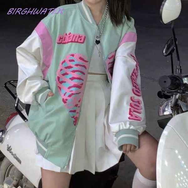 women's jackets woman's autumn streetwear harajuku skull baseball coats love embroidery stitch hip-hop couples oversize female, Black;brown
women's jackets woman's autumn streetwear harajuku skull baseball coats love embroidery stitch hip-hop couples oversize female, Black;brown