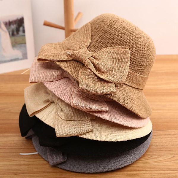 wide brim hats summer women's hat straw sun cap beach bow anti uv gorras para mujer, Blue;gray
wide brim hats summer women's hat straw sun cap beach bow anti uv gorras para mujer, Blue;gray