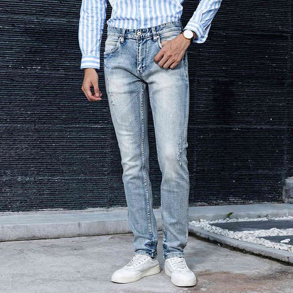 jeans italian style fashion men jeans retro light blue elastic slim fit ripped denim trousers vintage designer hip hop cotton pants
jeans italian style fashion men jeans retro light blue elastic slim fit ripped denim trousers vintage designer hip hop cotton pants