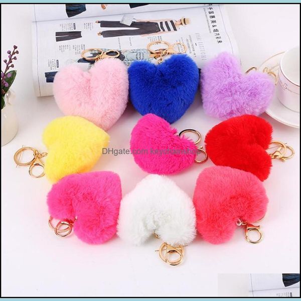keychains fashion aessories 2021 heart ball pom keychain fluffy faux rabbit fur pompom key chains women bag pendant jewelry db025 chain drop, Silver
keychains fashion aessories 2021 heart ball pom keychain fluffy faux rabbit fur pompom key chains women bag pendant jewelry db025 chain drop, Silver
