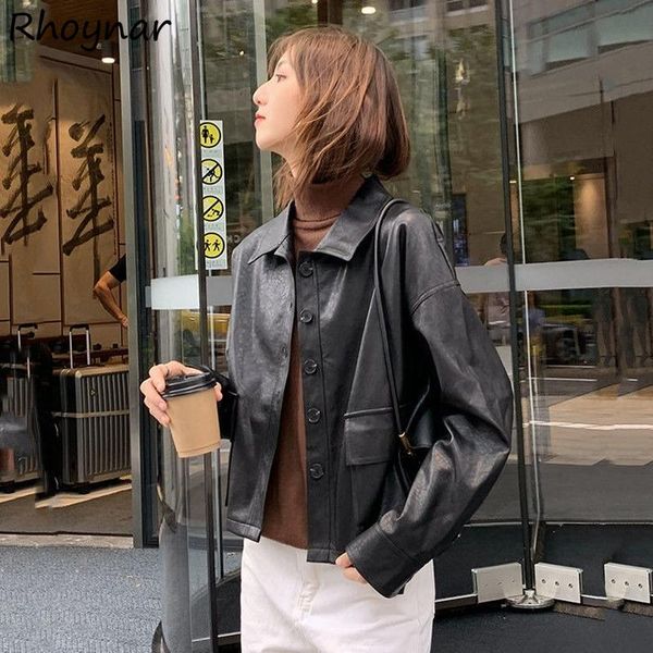 women's jackets basic women vintage winter plus velvet all-match pu motorcycle leather oversize s-4xl fashion female streetwear ulzzang, Black;brown
women's jackets basic women vintage winter plus velvet all-match pu motorcycle leather oversize s-4xl fashion female streetwear ulzzang, Black;brown