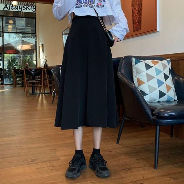 skirts solid women mid-calf-length folds korean style simple basic all-match elegant temperament ulzzang students teen girls ins, Black
skirts solid women mid-calf-length folds korean style simple basic all-match elegant temperament ulzzang students teen girls ins, Black