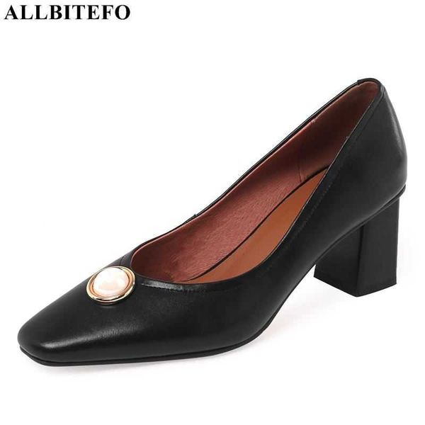 allbitefo fashion retro genuine leather thick heels office ladies shoes women heels shoes autumn/spring high heel shoes 210611, Black
allbitefo fashion retro genuine leather thick heels office ladies shoes women heels shoes autumn/spring high heel shoes 210611, Black