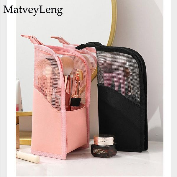 portable vertical cosmetic bag multi-color optional pu handheld storage brush travel bags & cases
portable vertical cosmetic bag multi-color optional pu handheld storage brush travel bags & cases