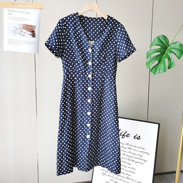 dress linen elegant women's tea break first love baolan white dot print broken flower fried street summer suit short sleeve, White;black
dress linen elegant women's tea break first love baolan white dot print broken flower fried street summer suit short sleeve, White;black