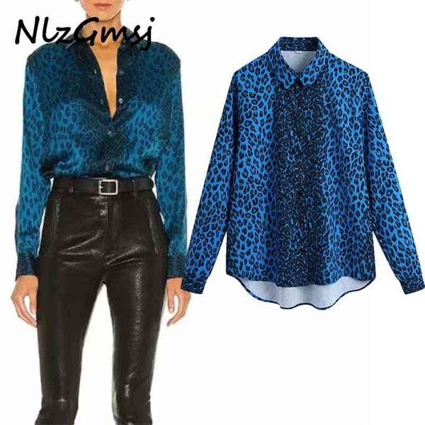 blouse women blue leopard loose blouses single-breasted female stylsih shirts fashion spring summer 210628, White
blouse women blue leopard loose blouses single-breasted female stylsih shirts fashion spring summer 210628, White