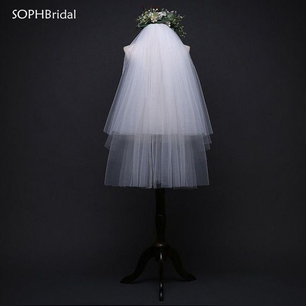 bridal veils arrival simple two-layer tulle wedding veil headwear accessories voile mariage velos de novia with comb, Black
bridal veils arrival simple two-layer tulle wedding veil headwear accessories voile mariage velos de novia with comb, Black