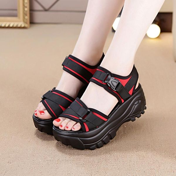 sandals 2021 women platform wedge 6cm high heels shoes summer sneakers sandalia mujer zapatos de, Black
sandals 2021 women platform wedge 6cm high heels shoes summer sneakers sandalia mujer zapatos de, Black