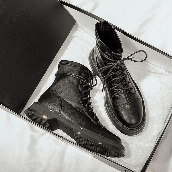 dress shoes black plush boots spring and autumn single women's 221 street riding joker british style short tide
dress shoes black plush boots spring and autumn single women's 221 street riding joker british style short tide