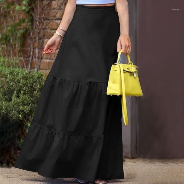 skirts bohemian high waist solid 2022 women summer vintage jupe femme faldas saia casual ruffles hem long skirt, Black
skirts bohemian high waist solid 2022 women summer vintage jupe femme faldas saia casual ruffles hem long skirt, Black