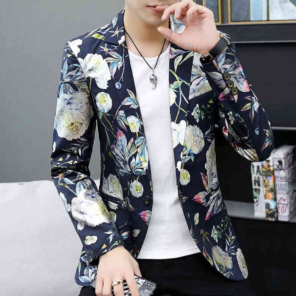 men's suits & blazers winter floral print jackets blue flowers printed mens white slim fit casual social clothes 6g8o, White;black
men's suits & blazers winter floral print jackets blue flowers printed mens white slim fit casual social clothes 6g8o, White;black