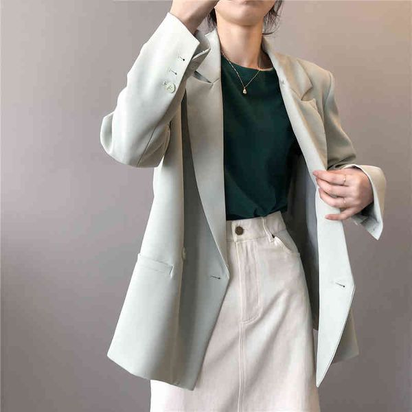 women's suits & blazers casaco casual feminino, jaqueta apertada para primavera, liso, suave, solto, escritório 2jvy, White;black
women's suits & blazers casaco casual feminino, jaqueta apertada para primavera, liso, suave, solto, escritório 2jvy, White;black