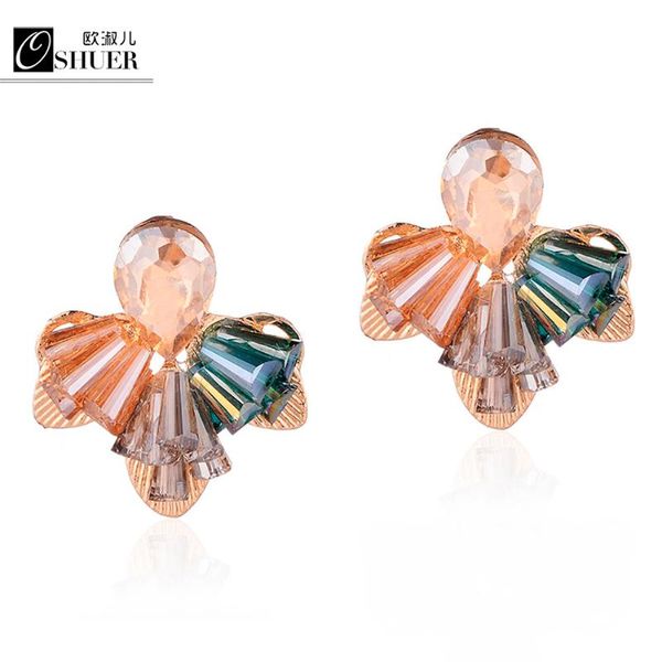 women's fashion earrings arrival brand sweet metal with gems handmade rhinestone earring for women girls stud, Golden;silver
women's fashion earrings arrival brand sweet metal with gems handmade rhinestone earring for women girls stud, Golden;silver