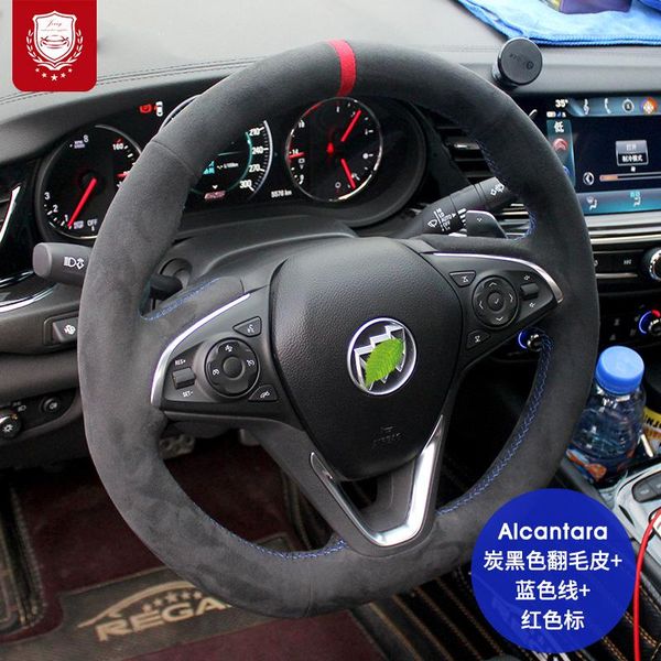 for buick regal gs larcosse envision verano excelle enclave encore auto alcantara steering wheel cover suture hand-stitch grip
for buick regal gs larcosse envision verano excelle enclave encore auto alcantara steering wheel cover suture hand-stitch grip