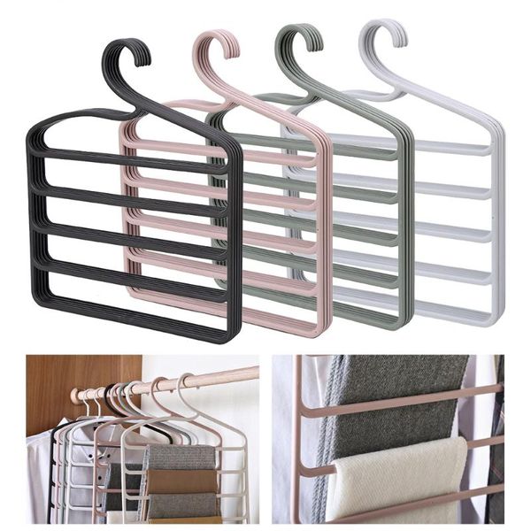 multifunctional pants hangers holders 5layers trousers hanger storage rack clothes space saver wardrobe closet organizer & racks
multifunctional pants hangers holders 5layers trousers hanger storage rack clothes space saver wardrobe closet organizer & racks