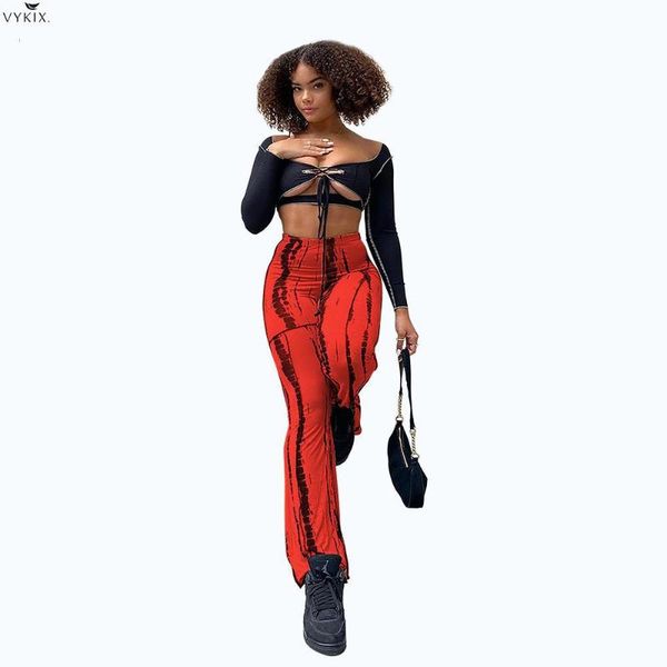 women's two piece pants fashion women set full sleeve bandage cut out crop skinny flare 2 sets club outfits autumn 2021, White
women's two piece pants fashion women set full sleeve bandage cut out crop skinny flare 2 sets club outfits autumn 2021, White
