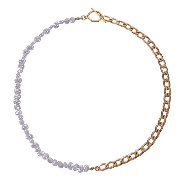 chokers irregular imitation pearls chains necklaces for women asymmetry clavicle chain ot buckle gold color short necklace female, Golden;silver
chokers irregular imitation pearls chains necklaces for women asymmetry clavicle chain ot buckle gold color short necklace female, Golden;silver