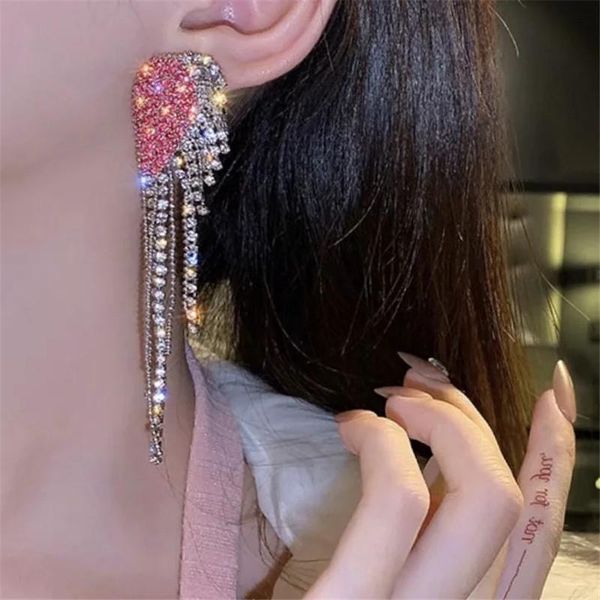 dangle & chandelier fyuan long tassel rhinestone drop earrings for women water red crystal weddings statement jewelry, Silver
dangle & chandelier fyuan long tassel rhinestone drop earrings for women water red crystal weddings statement jewelry, Silver