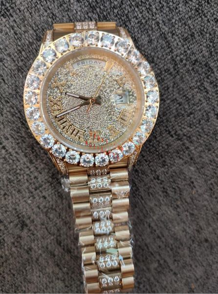 luxury watch 43mm 228349 116300 full iced vs bigger diamond asia 2813 automatic sapphire glass classic mens watches, Slivery;brown
luxury watch 43mm 228349 116300 full iced vs bigger diamond asia 2813 automatic sapphire glass classic mens watches, Slivery;brown