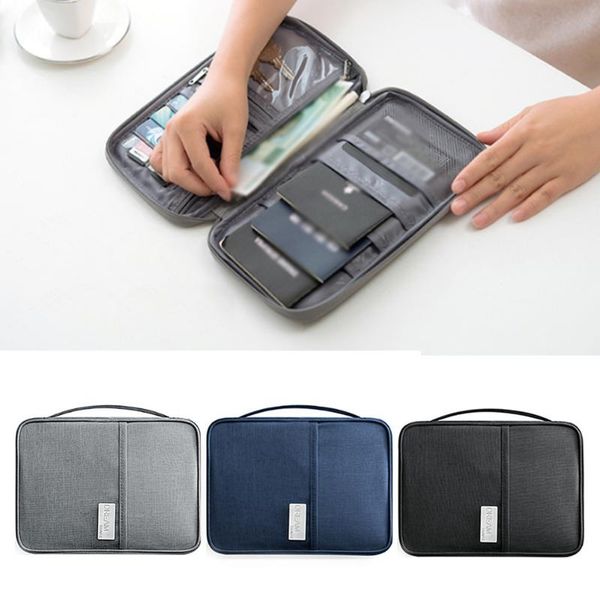 card holders large capacity multi-layer document ticket storage bag certificate file organizer case home travel passport briefcase rfid pouc, Brown;gray
card holders large capacity multi-layer document ticket storage bag certificate file organizer case home travel passport briefcase rfid pouc, Brown;gray