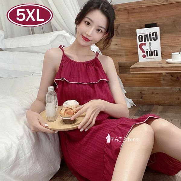 women's sleepwear clothing big 5xl girl lingerie nightwear cotton nightgowns ladies nuisette nightdress camisole tank, Black;red
women's sleepwear clothing big 5xl girl lingerie nightwear cotton nightgowns ladies nuisette nightdress camisole tank, Black;red