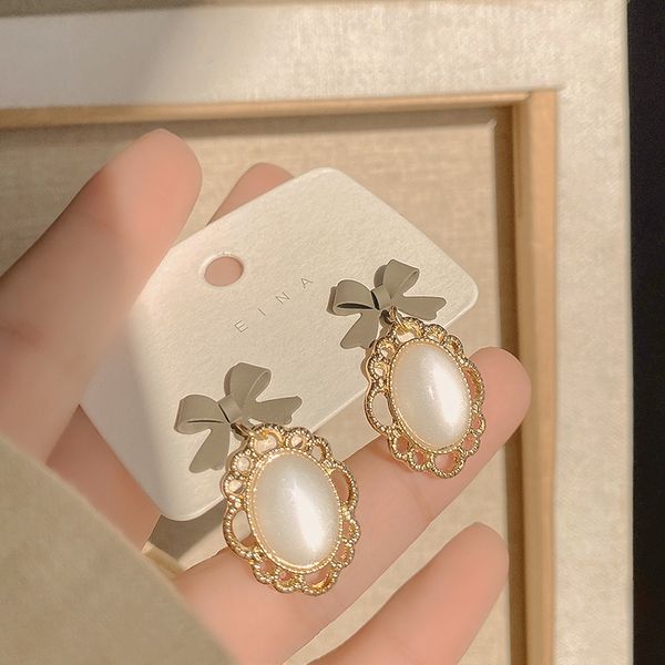 afshor s925 silver needle bowknot opal charm earrings 2021 new trendy high-end light luxury french net red ear stud for women jewelry gift, Golden
afshor s925 silver needle bowknot opal charm earrings 2021 new trendy high-end light luxury french net red ear stud for women jewelry gift, Golden