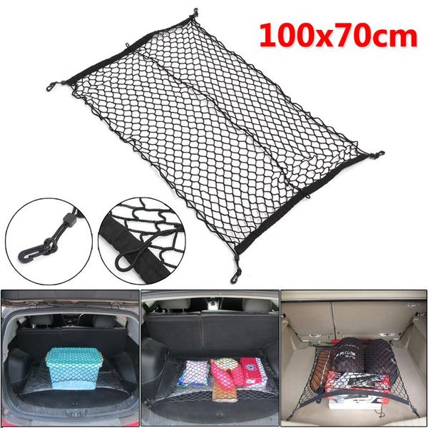 clothing & wardrobe storage 100 x 70cm universal black nylon car trunk net luggage organizer bag rear tail mesh network with 4 hooks cargo
clothing & wardrobe storage 100 x 70cm universal black nylon car trunk net luggage organizer bag rear tail mesh network with 4 hooks cargo