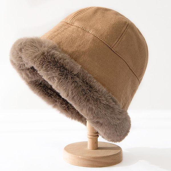 wide brim hats winter faux fur bucket hat women's fashion furry outdoor fisherman's velvet warm panama vacation cap, Blue;gray
wide brim hats winter faux fur bucket hat women's fashion furry outdoor fisherman's velvet warm panama vacation cap, Blue;gray