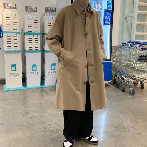 men's trench coats autumn cotton coat men fashion oversized casual long streetwear korean loose windbreaker jacket mens overcoat, Tan;black
men's trench coats autumn cotton coat men fashion oversized casual long streetwear korean loose windbreaker jacket mens overcoat, Tan;black