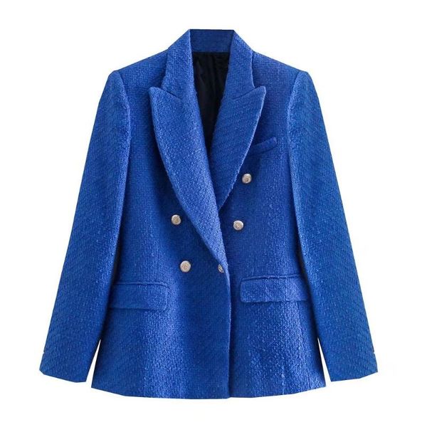 women's suits & blazers women blazer coat 2021 tweed jacket notched neck double breasted slim suit office lady casual business, White;black
women's suits & blazers women blazer coat 2021 tweed jacket notched neck double breasted slim suit office lady casual business, White;black