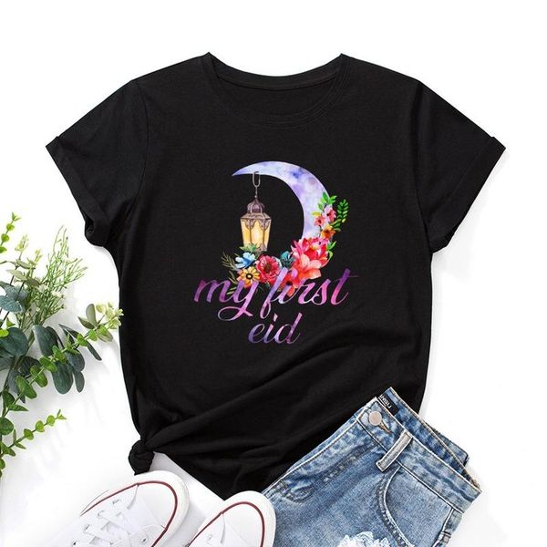 women's t-shirt summer women t shirt plus size cotton 100% short sleeve moon floral letter printed regular loose casual female tshirts, White
women's t-shirt summer women t shirt plus size cotton 100% short sleeve moon floral letter printed regular loose casual female tshirts, White