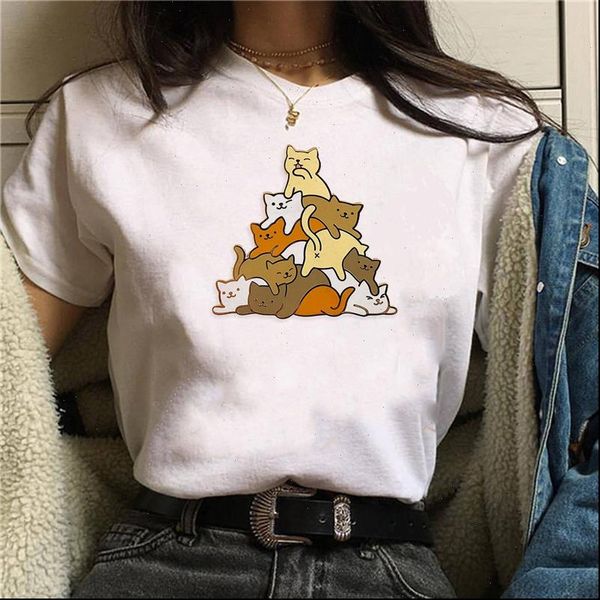 harajuku cats print tshirts women t shirt kawaii summer loose short sleeve plus size tee femme shirts, White
harajuku cats print tshirts women t shirt kawaii summer loose short sleeve plus size tee femme shirts, White