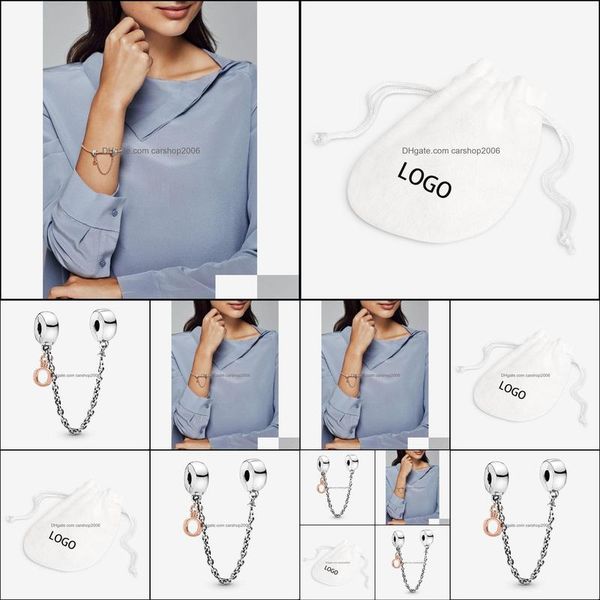 charms jewelry findings & components 100% 925 sterling sier dangling crown o safety chain fit original european charm bracelet fashion women, Bronze;silver
charms jewelry findings & components 100% 925 sterling sier dangling crown o safety chain fit original european charm bracelet fashion women, Bronze;silver