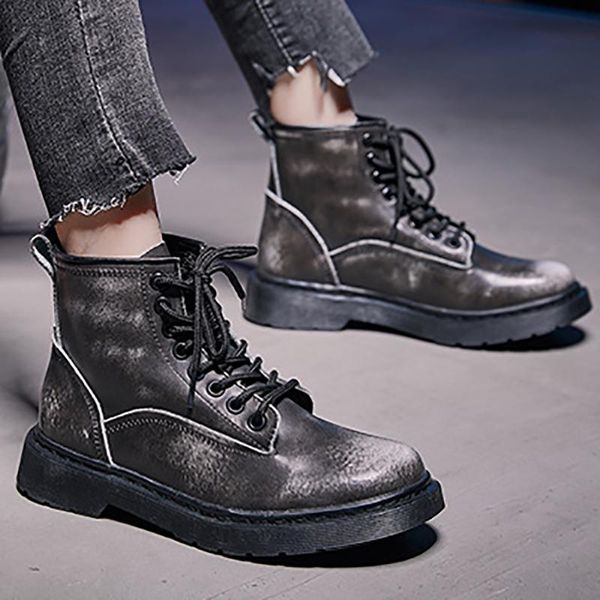 boots laasimi women genuine leather women's ankle motorcycle ladies autumn lace-up shoes woman sports footwear large size, Black
boots laasimi women genuine leather women's ankle motorcycle ladies autumn lace-up shoes woman sports footwear large size, Black