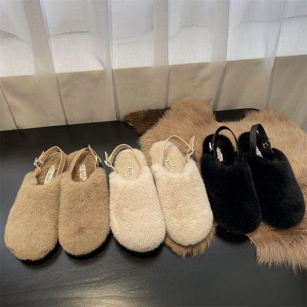 slippers 2021 celebrity women thicken soled fleeces slides warm plush winter shoes woman belt buckle furry sandalias, Black
slippers 2021 celebrity women thicken soled fleeces slides warm plush winter shoes woman belt buckle furry sandalias, Black