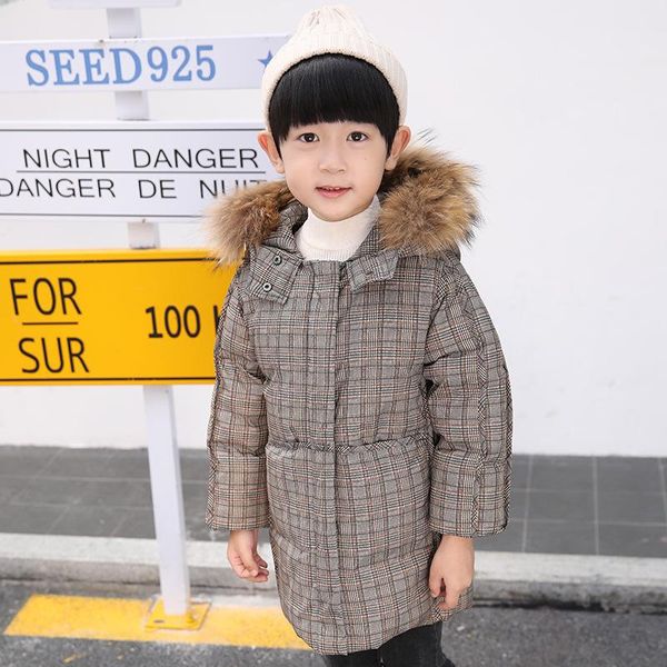 children coat for boys jackets winter kids warm duck down hooded outerwear toddler clothes 2-9years, Blue;gray
children coat for boys jackets winter kids warm duck down hooded outerwear toddler clothes 2-9years, Blue;gray