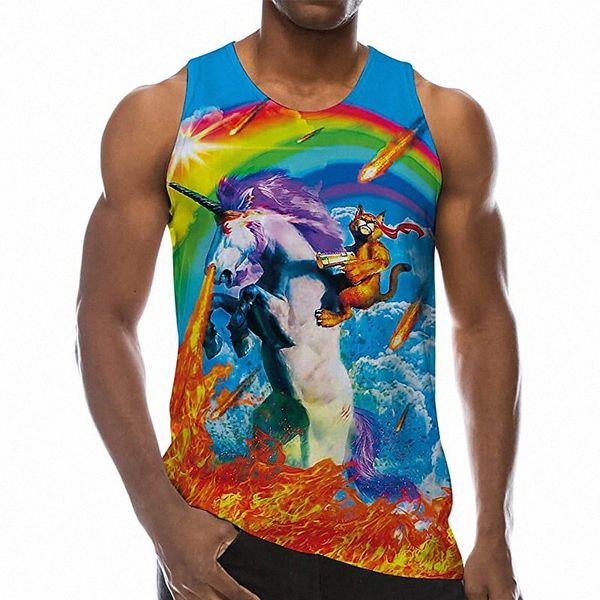 men's tank undershirt shirt 3d print cat unicorn flamingo crew neck daily holiday 3d print sleeveless casual beach a b c / summer r8f2, White;black
men's tank undershirt shirt 3d print cat unicorn flamingo crew neck daily holiday 3d print sleeveless casual beach a b c / summer r8f2, White;black