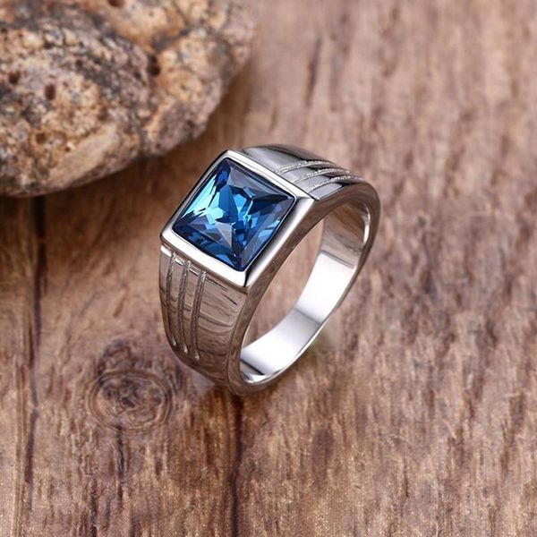 cluster rings modyle mens stainless steel blue cubic zirconia cut ring fashion jewelry wedding band anel masculino bague, Golden;silver
cluster rings modyle mens stainless steel blue cubic zirconia cut ring fashion jewelry wedding band anel masculino bague, Golden;silver