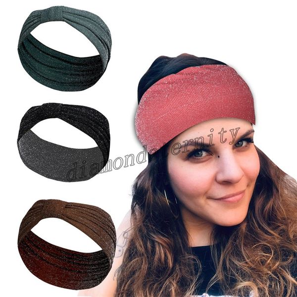 women fashion headband new solid color bow cross sports products yoga antiperspirant headband hair accessories, Silver
women fashion headband new solid color bow cross sports products yoga antiperspirant headband hair accessories, Silver