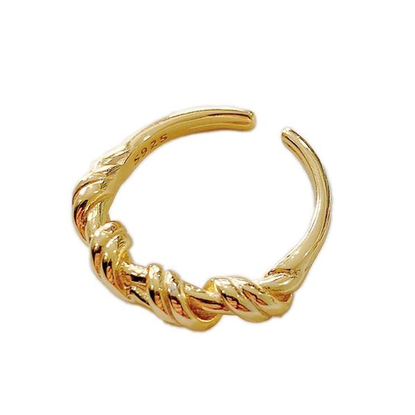 cluster rings 925 sterling silver irregular gift for women knotted designer gold vintage punk femme trendy fine accesories jewellery, Golden;silver
cluster rings 925 sterling silver irregular gift for women knotted designer gold vintage punk femme trendy fine accesories jewellery, Golden;silver