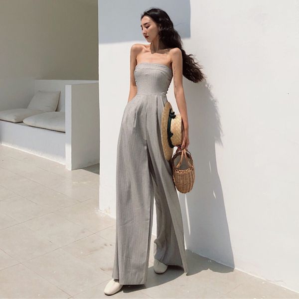women's jumpsuits & rompers 2021 new autumn vintage high waist solid color jumpsuit wide legs loose temperament ladies pant 7nsa, Black;white
women's jumpsuits & rompers 2021 new autumn vintage high waist solid color jumpsuit wide legs loose temperament ladies pant 7nsa, Black;white