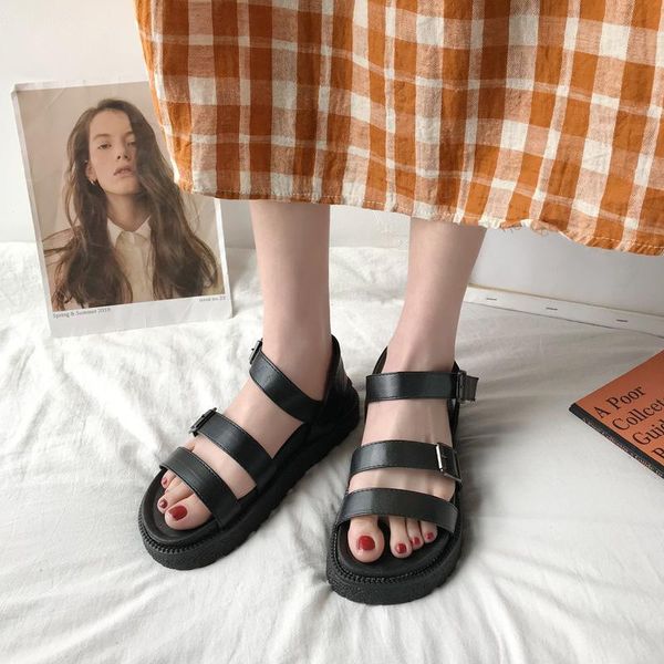 sandals summer woman platform women soft leather casual flat female open toe gladiator wedges heels beach shoes zapatos de mujer, Black
sandals summer woman platform women soft leather casual flat female open toe gladiator wedges heels beach shoes zapatos de mujer, Black