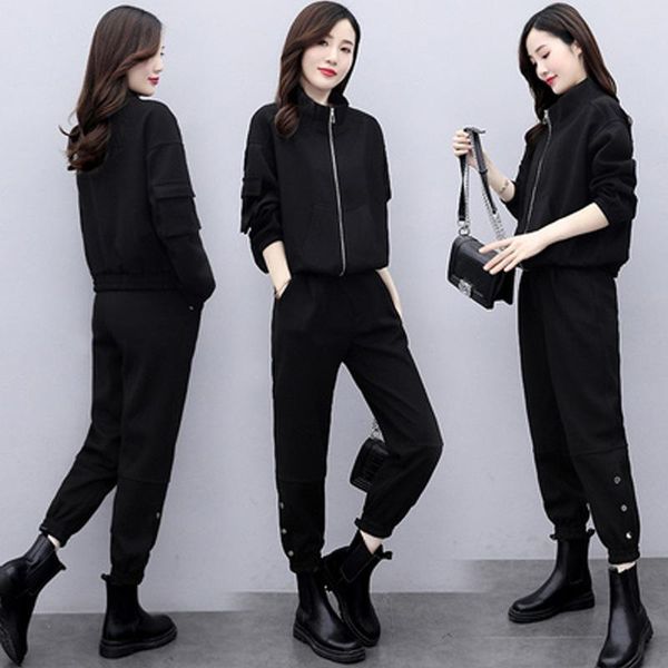 women's tracksuits 2 pcs zipper corp coat cargo pants sets womens autumn winter fashion overalls jacket suits sportswear pullover fema, Gray
women's tracksuits 2 pcs zipper corp coat cargo pants sets womens autumn winter fashion overalls jacket suits sportswear pullover fema, Gray