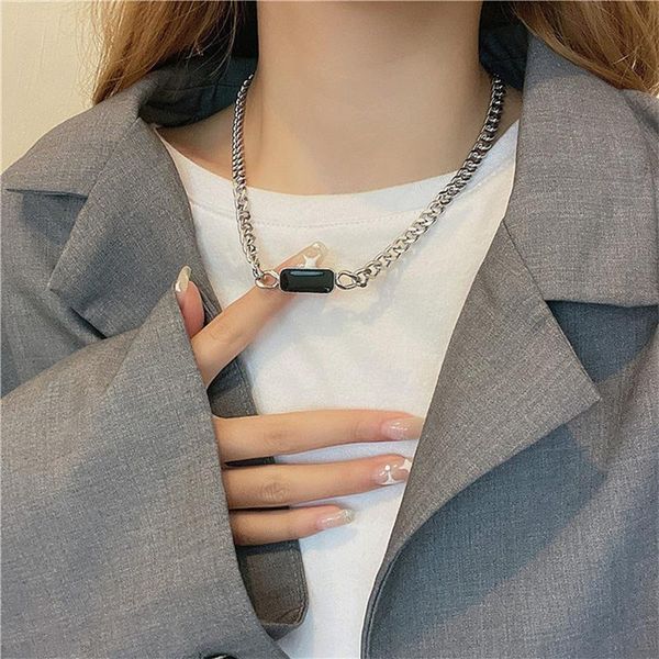 chokers the 2021 instagram hip hop collarbone chain for women accessories choker, Golden;silver
chokers the 2021 instagram hip hop collarbone chain for women accessories choker, Golden;silver