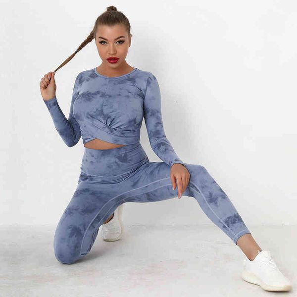 women's jackets tie dye naked sense hair grinding long sleeve fitns exercise pants yoga fitns suit for women, White
women's jackets tie dye naked sense hair grinding long sleeve fitns exercise pants yoga fitns suit for women, White