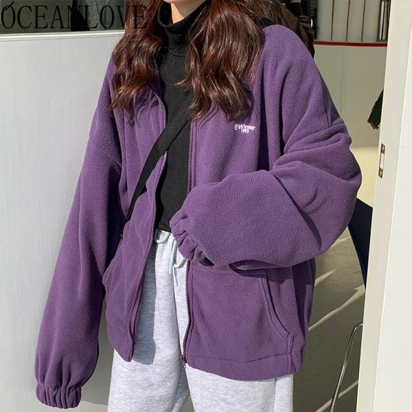 women's hoodies & sweatshirts oceanlove swetashirt women letters thick warm m-2xl autumn winter clothes zipper bf style moletom fashion, Black
women's hoodies & sweatshirts oceanlove swetashirt women letters thick warm m-2xl autumn winter clothes zipper bf style moletom fashion, Black